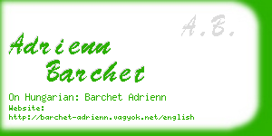 adrienn barchet business card